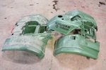 2001 Yamaha Kodiak 400 2X4 Green Set Front & Rear Tank Cover. Fixed Price $244.99.