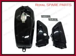 Yamaha RX100 RX125 Petrol Fuel Gas Tank With Chrome Lid Cap & Side Panels. Fixed Price $272.83.