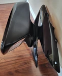 Honda TRX450R, Black Left Front Fender 2004-2005, 61200-HP1-010ZD. Fixed Price $246.95.