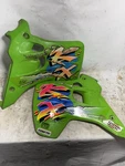 1992 Kawasaki KX125 Oem Radiator Shrouds Left & Right Set Pair. Fixed Price $49.90.