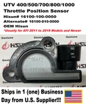 Oem Tps Throttle Position Sensor For Hisun 400 500 700 800 Massimo Efi Utv Atv. Fixed Price $29.99.