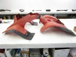 Honda Trx 125 Front Rear Fenders 61100-VM6-681ZA 80110-VM6-680ZA 1986. Fixed Price $375.00.