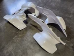 Honda White Front And Rear Fender Set Plastics. Fixed Price $560.29.