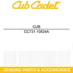 Cub Cadet 731-10824A Rear Fender Left Hand Yellow Challenger 4X4 4X2 400LX. Fixed Price $41.95.