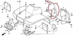 New Oem Honda Trx Fourtrax 200 Front Right Inner Fender. Fixed Price $54.95.