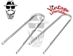 Vintage Lowrider 20" Double Square Twisted Fender Brace Chrome Bike Bicycle. Fixed Price $21.98.
