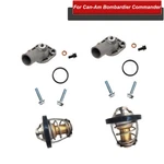 Thermostat V-twin Aluminum Cover 2PCS For Can-am Bombardier Commander 800 1000. Fixed Price $53.85.