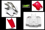 New Honda Trx 250R Plastic White Front Rear Fenders Red Tank Cover Smoothy Hood. Fixed Price $855.55.