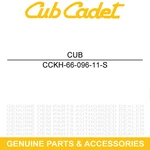 Cub Cadet KH-66-096-11-S Cover Kit Rocker #2 Volunteer Tracker LH775 Engine Efi. Fixed Price $42.95.