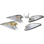 Drag Specialties DS-287555 Eagle Head Fender Ornament With Lights Red Eyes. Fixed Price $46.51.