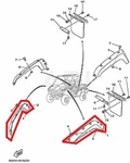 New Oem Genuine Factory Yamaha Viking 700 Eps Front Side Fenders Black. Fixed Price $69.95.