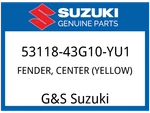 Suzuki Oem Part 53118-43G10-YU1 Fender,center Front (yellow). Fixed Price $93.18.
