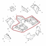 New Oem Polaris Sportsman 550 850 Front Fender Camouflage. Fixed Price $1219.95.