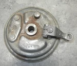 1983 Honda Big Red Front Brake Panel With Actuator Arm 45010-9. Fixed Price $55.00.