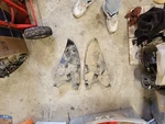 2003 Honda TRX350FE Rancher Front Left & Right Inner Fender - Pair. Fixed Price $37.00.