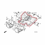 New Oem Honda Rear Fender Red. Fixed Price $544.95.
