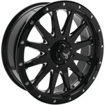 Quadboss Wagon Wheel 20X7, 4/156, 4+3, Black/milled RT-GW106207156BMIA. Fixed Price $331.99.