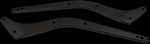 Drag Gloss Black Stick Style Rear Fender Strut Pair For Softail Custom 08-10. Fixed Price $174.03.
