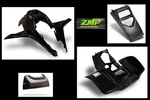 New Suzuki LT250R Plastic Black Front And Rear Fenders Custom Carbon Hood. Fixed Price $818.23.