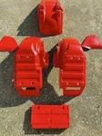 New Honda Atc 250ES Big Red Plastics Fender Set 85-87 Tpo. Fixed Price $579.00.