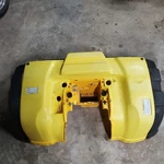Rear Fender, Yellow - 2003 Honda Foreman Rubicon Fenders Splash Guards. Fixed Price $299.00.