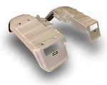 New Honda Big Red Plastic Desert Sand Rear Fender Set 85-87. Fixed Price $329.44.