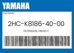 Yamaha Genuine Extension, Front 2HC-K8186-40-00. Fixed Price $86.51.
