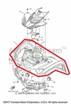 New Oem Yamaha Grizzly Front Fender Blue. Fixed Price $439.95.