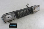 89-94 Kawasaki Bayou 300 4X4 Genuine Front Fender Grille Headlight Pod Set. Fixed Price $49.00.