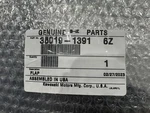 Kawasaki Oem Black Left Front Flap 35019-1391-6Z. Fixed Price $42.36.