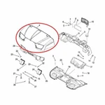 Oem New Genuine Factory Polaris Ranger 500 700 Front Hood Fender Green. Fixed Price $1154.95.