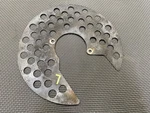 Left 00-06 Yamaha Big Bear 400 Oem Front Brake Disc Rotor Guard 5FU-F514A-00-00. Fixed Price $15.00.