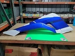 2018-2020 Yamaha YXZ1000R Rear Panel Blue 2HC-K8194-50-00, 2HC-F162R. Fixed Price $350.00.