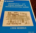 1998 Suzuki LTF4WDXW LTF500FW Quadrunner Electrical Wiring Diagrams Manual. Fixed Price $77.54.