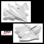 New Suzuki LTR450 Plastic White Carbon Fiber Race Front And Rear Fender Set. Fixed Price $699.13.