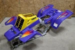 Yamaha Banshee Fenders+ Gas Tank Plastic Grill+ Graphics Violet Purple 1994. Fixed Price $650.00.