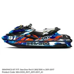 Graphics-decals-sticker Kit Fit:sea-doo Rxt-x 260/300 Rs 2011-2017. Fixed Price $250.00.