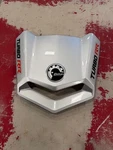 Can-am X3 Front Hood, Hyper Silver. Fixed Price $145.00.