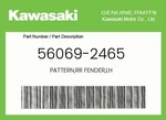 Kawasaki Genuine Pattern,rr Fender,lh 56069-2465. Fixed Price $17.79.
