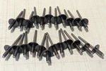 Lot Of 23 Genuine Ski-doo Can-am Black Pop Rivets 3/16" 293150103 New Oem Brp. Fixed Price $25.69.