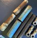 1972 Suzuki Trail Hopper Oem Rear Shocks Japan 1973 1971 Works. Fixed Price $29.50.