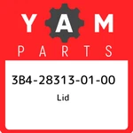 3B4-28313-01-00 Yamaha Lid 3B4283130100, New Genuine Oem Part. Fixed Price $43.64.