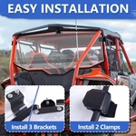 Rear Windshield Clear Back Window For Talon 1000X-4 2019-2025 Utv Windscreen. Fixed Price $137.43.