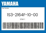 Yamaha Genuine Stay 1S3-2164F-10-00. Fixed Price $82.99.