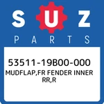 53511-19B00-000 Suzuki Mudflap,fr Fender Inner Rr,r 5351119B00000, New Genuine O. Fixed Price $36.59.