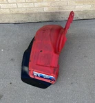 1984 Honda Big Red Rear Back Left Fender Mud Guard Oem. Fixed Price $199.95.