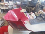 2003 Kawazaki Prairie (kvf 360-B1) Cover Fuel Tank Red 14091-7525-260. Fixed Price $17.99.