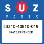 53210-40B10-019 Suzuki Brace,fr Fender 5321040B10019, New Genuine Oem Part. Fixed Price $40.35.