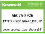 Kawasaki Oem Part 56075-2926 Pattern,side Guard,rh,upp. Fixed Price $35.79.