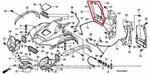 New Oem Honda Fourtrax Foreman Rubicon Trx 500 Front Right Splash Mud Guard Lowe. Fixed Price $184.95.